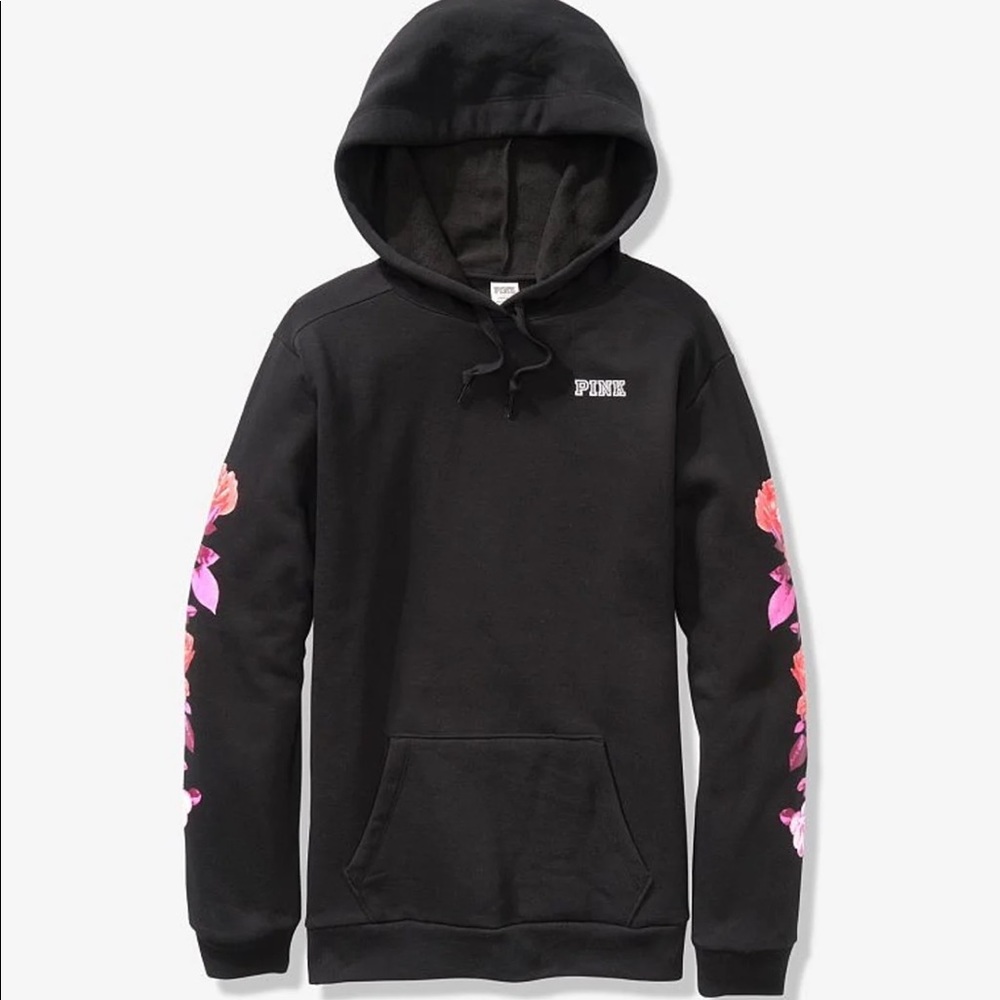 ISO 🌺🌹 Floral Campus Pullover Hoodie Sweatshirt